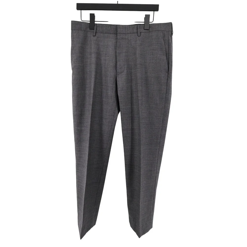 J. Crew Thompson 100% Wool 2-Piece‎ Suit Grey Mens 42R 34x28
